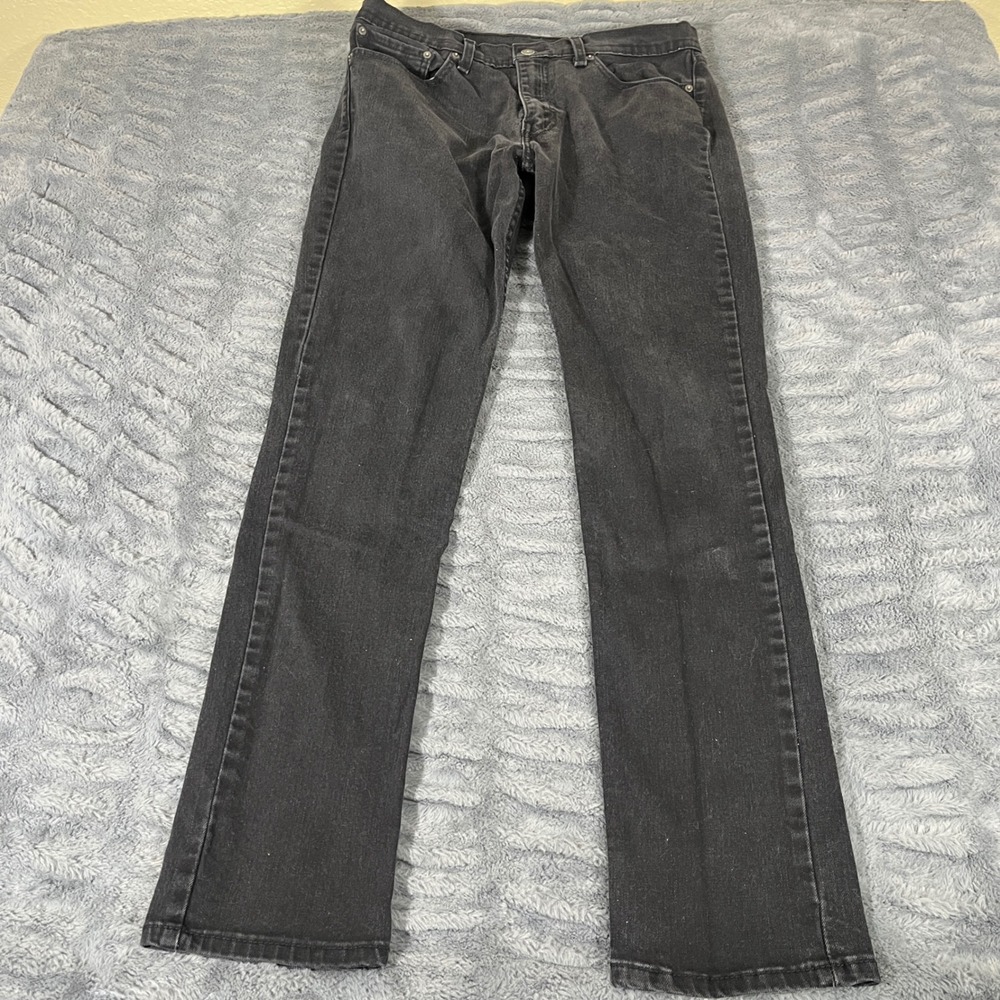 Levis 511 Slim Fit Black Jeans Mens W34 L34 Stretch Denim A69999 Pants